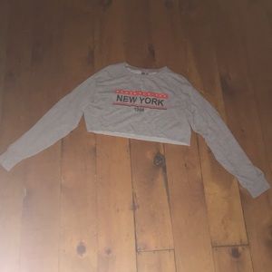 Longseeve croptop (New York)